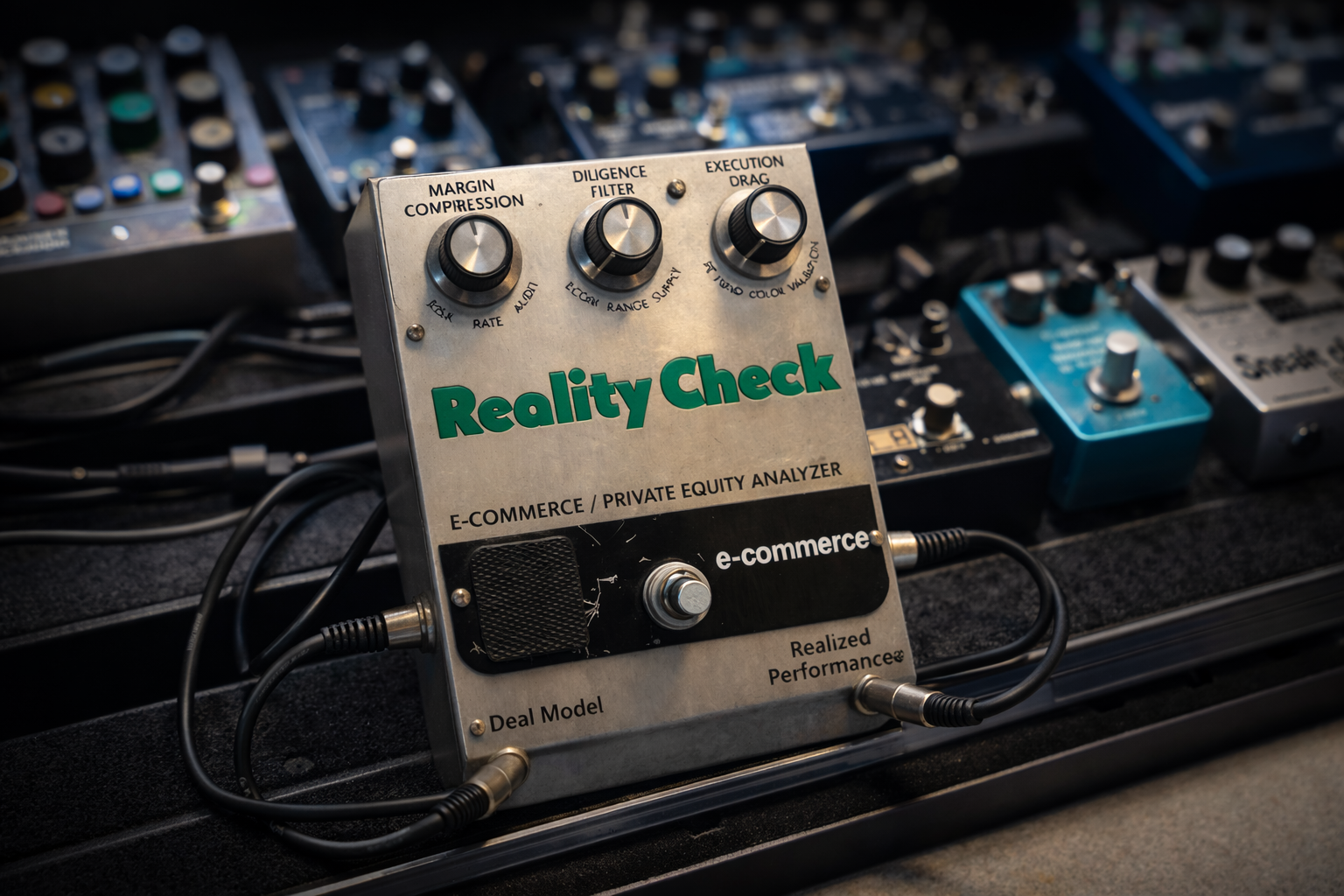 cross-border ecommerce due diligence reality check guitar pedal private equity deal model vs realized performance